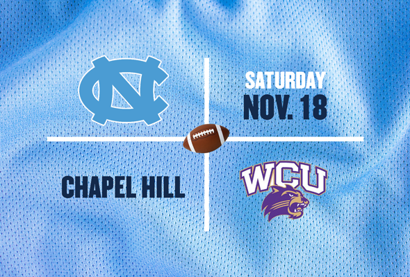 Western Carolina at UNC football - Nov. 18