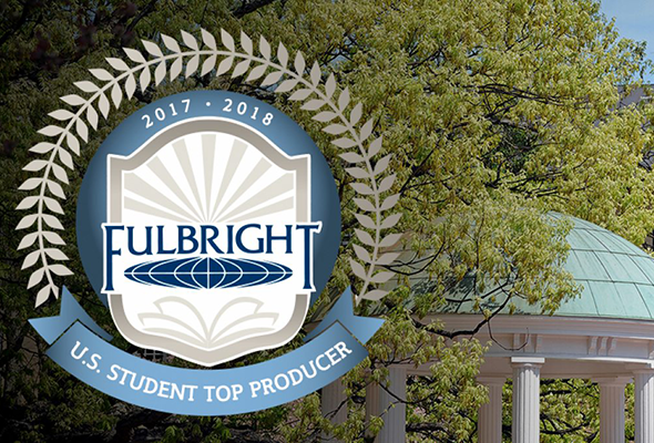 UNC ties for 10th for Fulbright Scholars