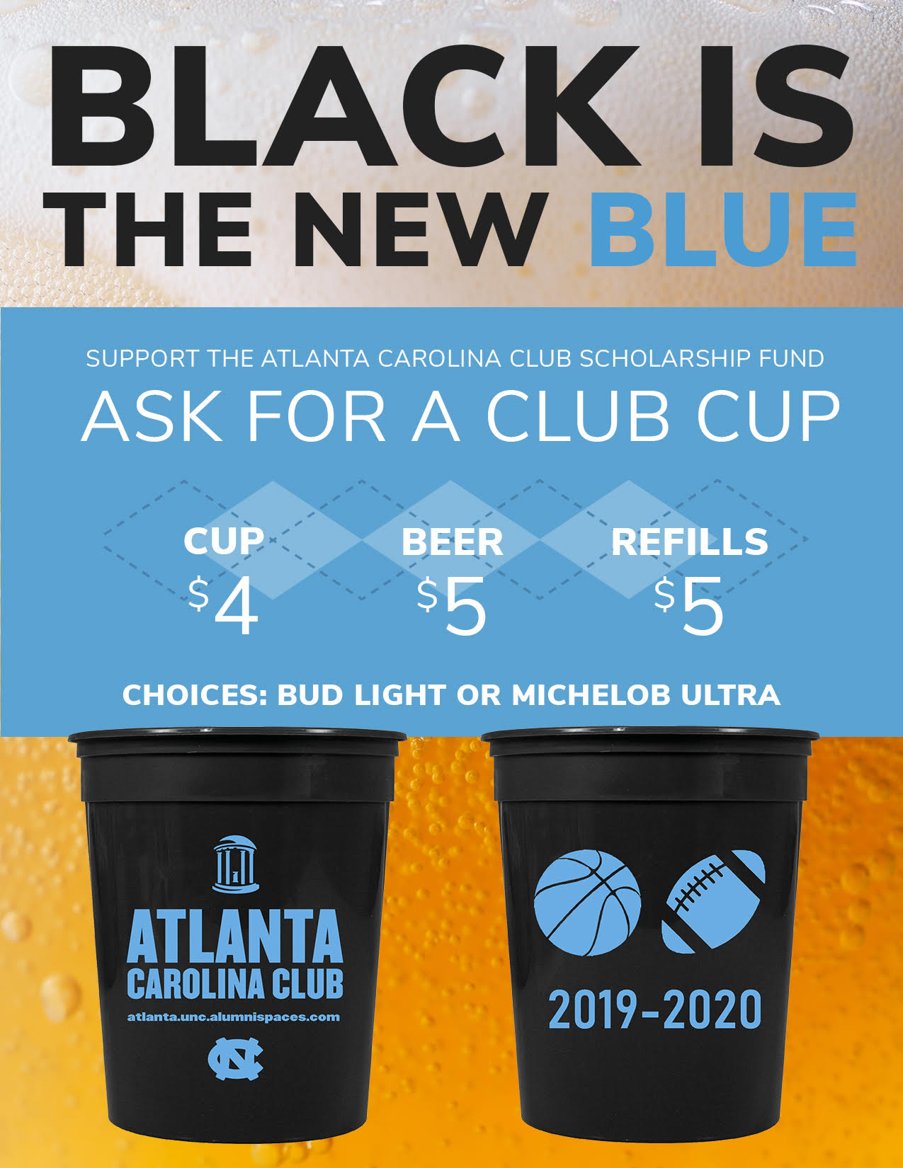 Black is the New Blue - 2019-2020 Cups are Here!